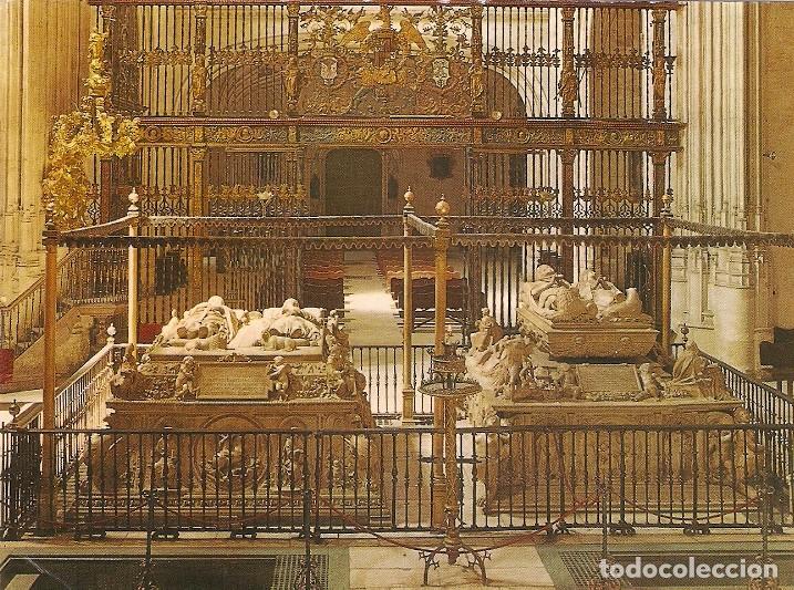 Postcards: Postal 021353 : Capilla Real - Granada. Tumba de los Reyes Catolicos y de Do&ntilde;a Juana y Don Felipe el