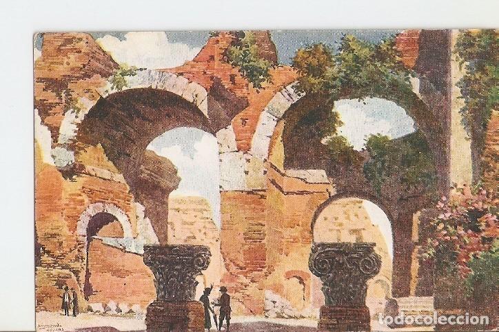 Postcards: Postal 022336 : Postal coloreada.Le terme di Caracalla, Dintoni - Roma - Varios