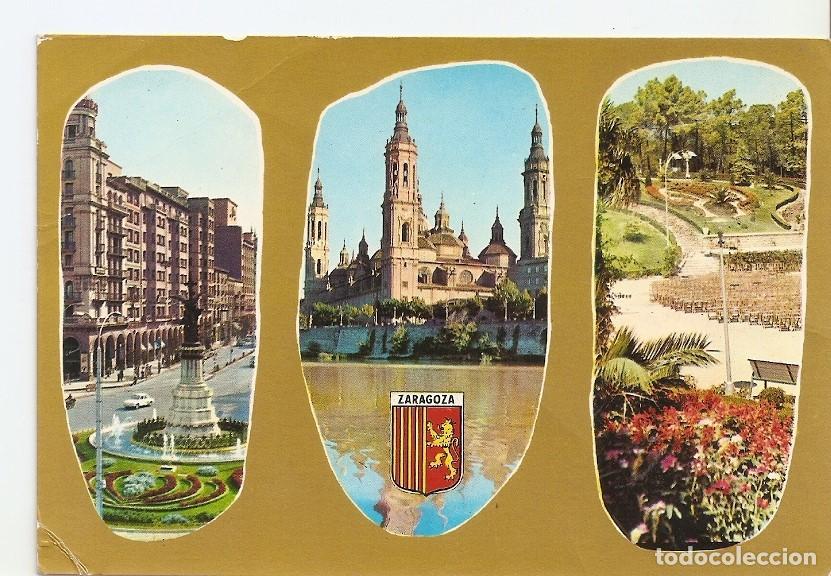 Postkarten: Postal 023358 : Serie Oro, n&ordm;31, Zaragoza - Varios