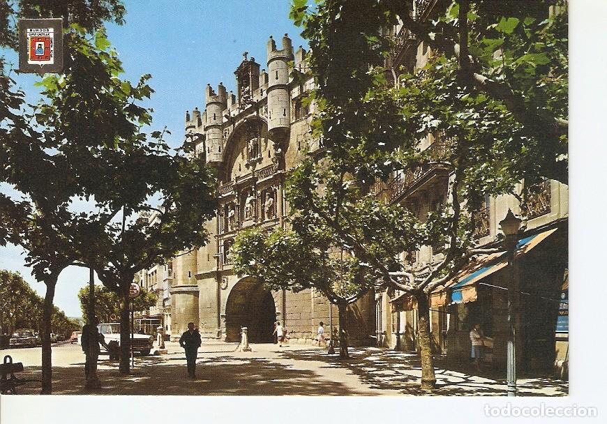 Postcards: Postal 026572 : El Arco de Santa Maria desde el Espolon. Burgos - Varios
