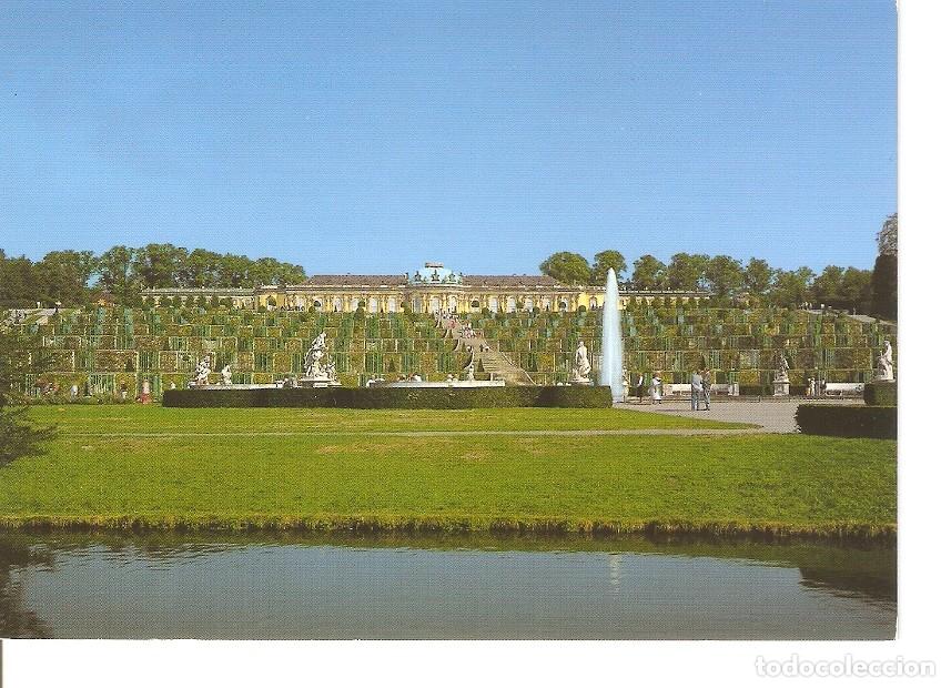 Postkarten: Postal 027842 : Potsdam, Schloss Sanssouci, Sanssouci castle - Varios
