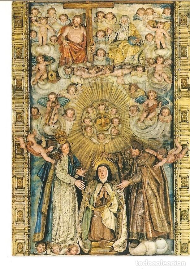 Postales: Postal 029256 : Retablo Mayor (detalle), G. Fernandez (S. XVII). Convento de Sta. Teresa - Avila - V