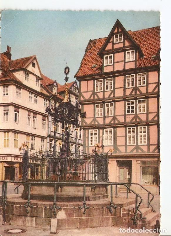 Postkarten: Postal 029322 : Hannover, Holzmarkt, Oscar Winterbrunnen - Varios