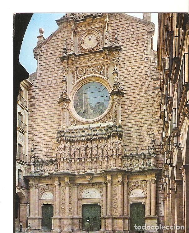 Cartoline: Postal 023650 : Entrada a la Basilica. Montserrat. Barcelona - Varios