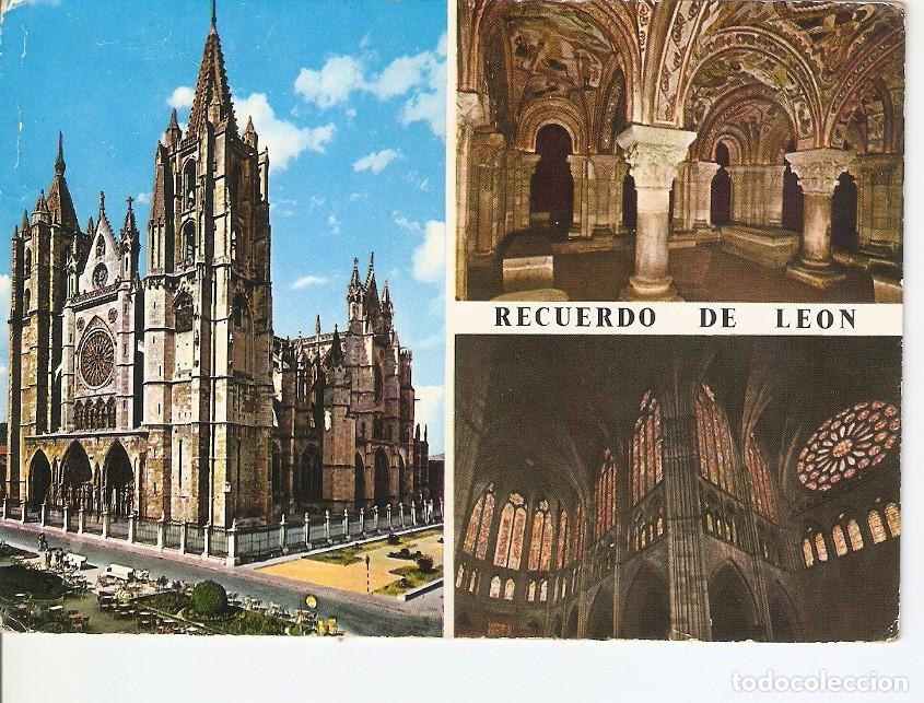 Postales: Postal 023901 : Catedral. Panteon de Reyes. Vidrieras (Leon) - Varios