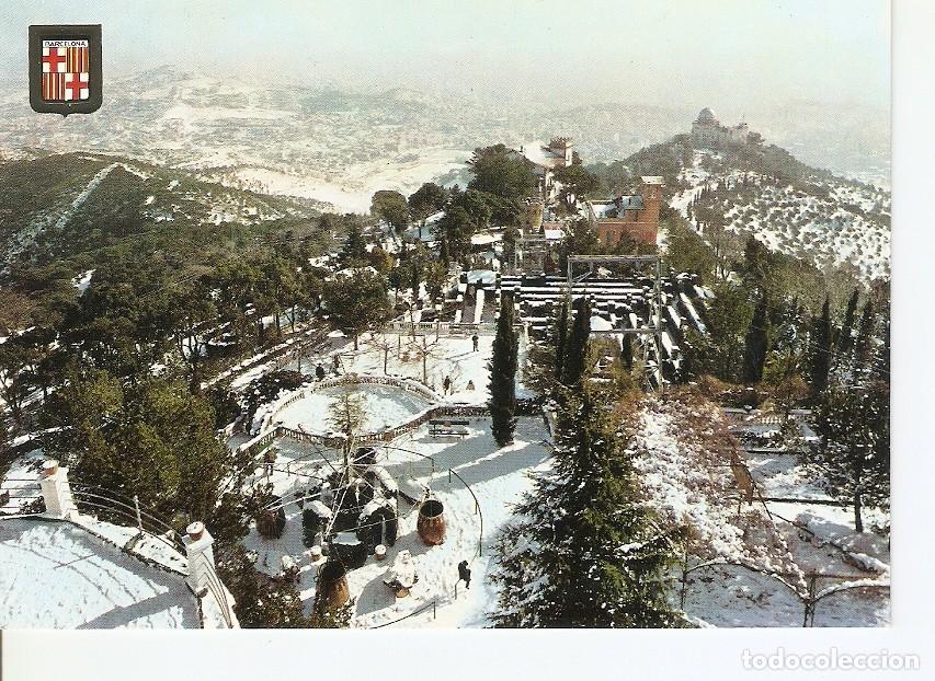 Postais: Postal 024525 : Barcelona. Nevada. Vista general desde el Tibidabo - Varios