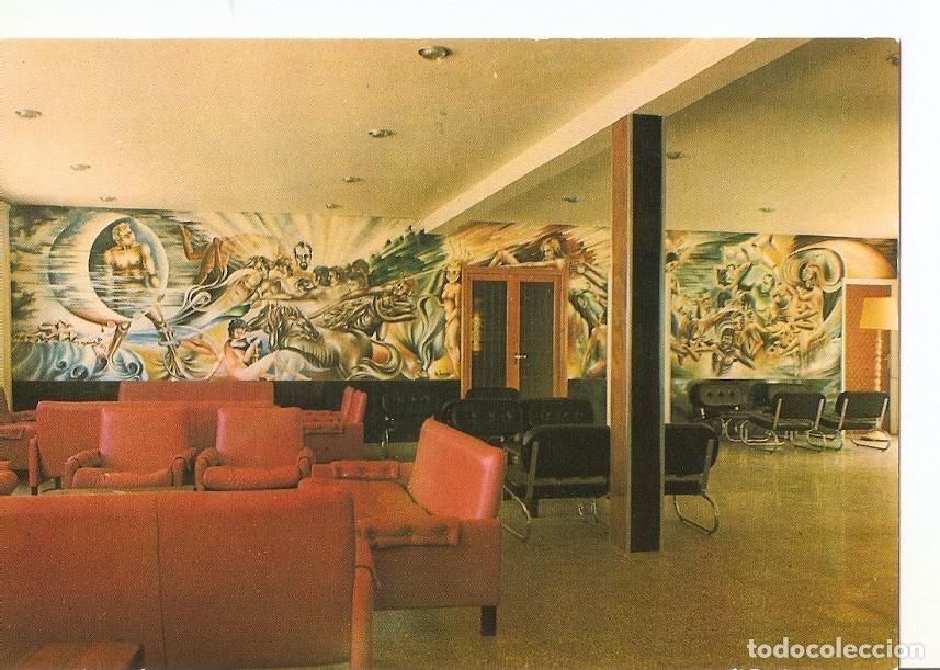 Postkarten: Postal 024571 : Pintura gran Mural. Hotel Ribot Riudellots de la Selva (Gerona). Aeropuerto - Varios
