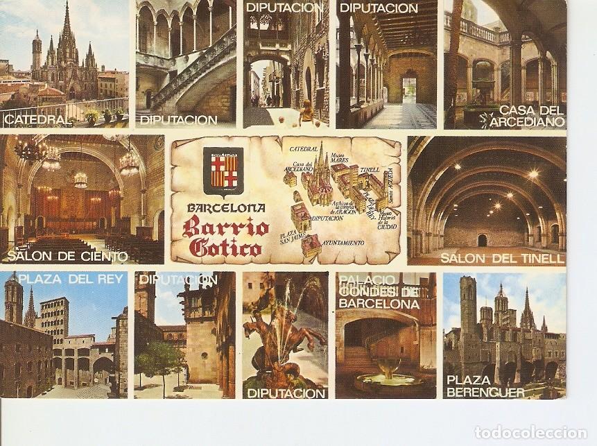 Postais: Postal 024682 : Barrio Gotico. Barcelona - Varios