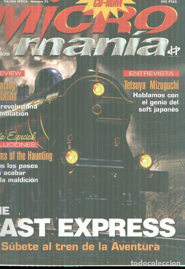 Postales: Micromania, 3&ordf; epoca numero 33, sin el CD ROM - Varios