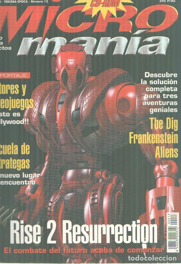 Postales: Micromania, 3&ordf; epoca numero 13, sin el CD ROM - Varios