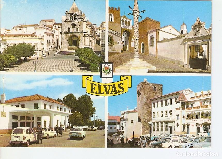 Postales: Postal 025582 : Pra&ccedil;a D. Sancho II. Se - Pelourinho. Elvas (Portugal) - Varios