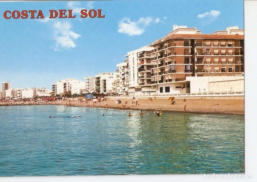 Postales: Postal 025832 : Playa y paseo maritimo. Estepona (Malaga). Costa del Sol - Varios