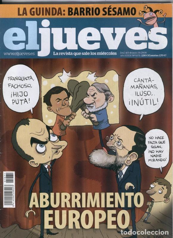 Cartoline: El Jueves revista semanal numero 1671: Aznar y Zapatero - Varios