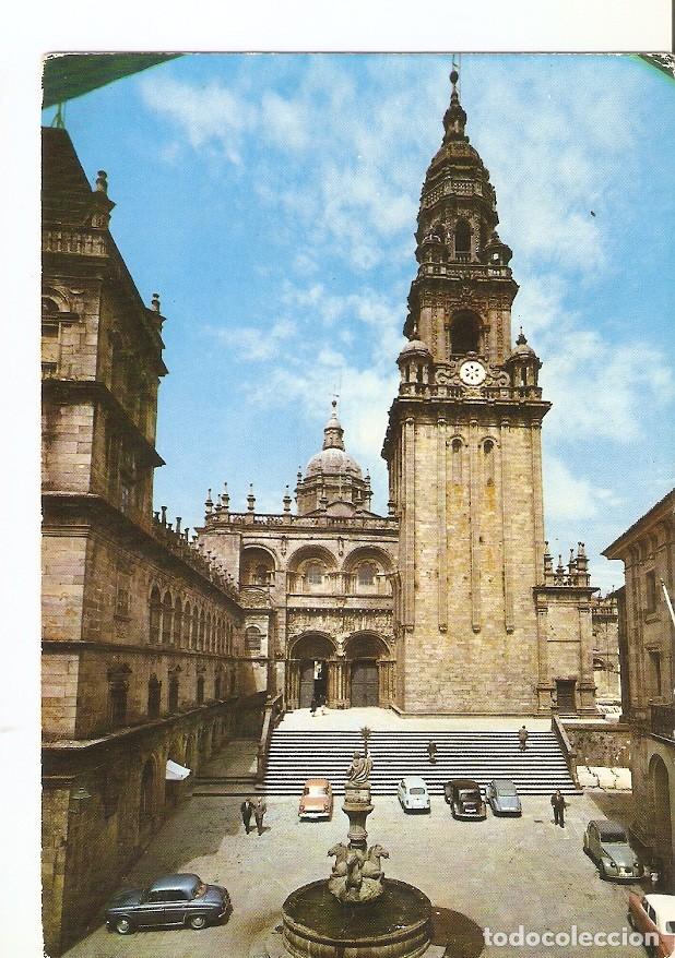 Postales: Postal 026153 : Plaza de las Platerias Torre del Reloj. Santiago de Compostela - Varios