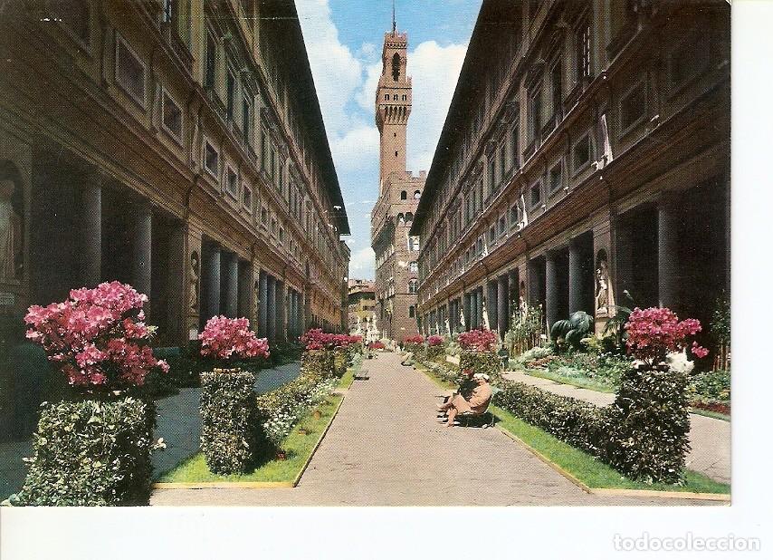 Cartoline: Postal 029455 : Firenze Mostra dei Fiori - Gli Uffizi - Varios