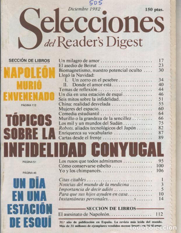 Postales: Selecciones del Readers Digest numero 505 - Varios