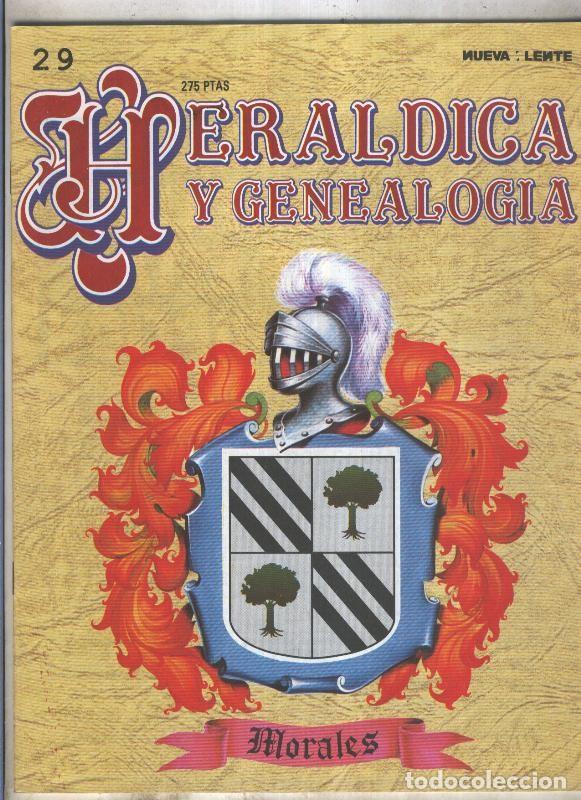 Postales: Fasciculo Heraldica y Genealogia numero 29: Morales - Varios