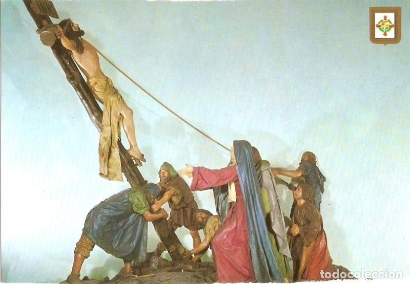 Postales: Postal 024105 : La elevacion de la Cruz. Aurelio de la Iglesisa. Semana Santa Zamora - Varios