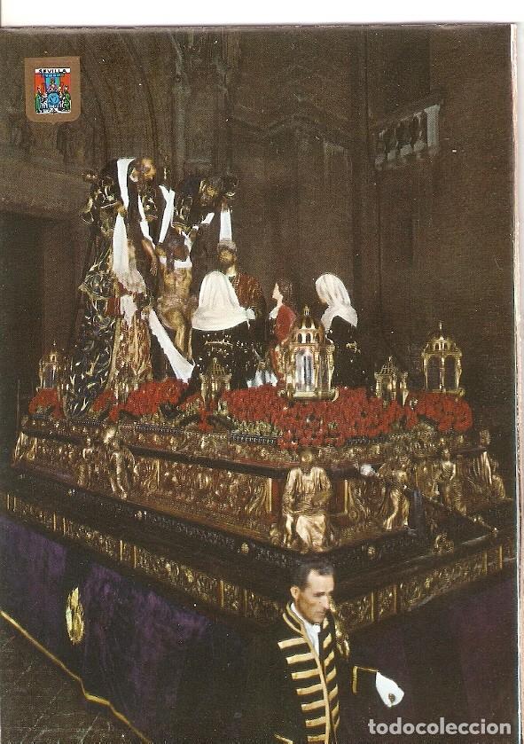 Cartoline: Postal 029981 : Sevilla. Semana Santa. Sagrado descendimiento y Quinta Angustia - Varios