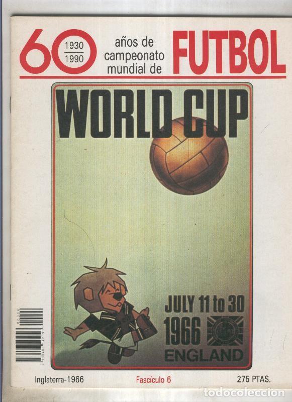 Postales: 60 a&ntilde;os de campeonato mundial de Futbol fasciculo numero 06 - Varios