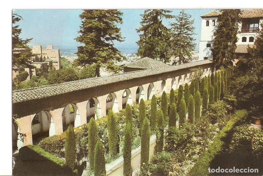 Postales: Postal 030423 : Granada Generalife - Patio de la Acequia - Varios