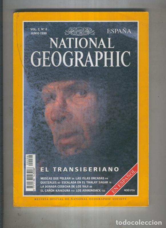 Postales: National geographic 1998 June:Trans-siberian railroad vol 193, no6 - Varios