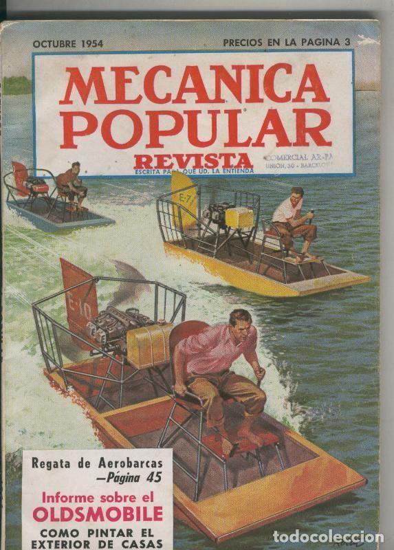 Postales: Mecanica popular: octubre 1954 - Varios