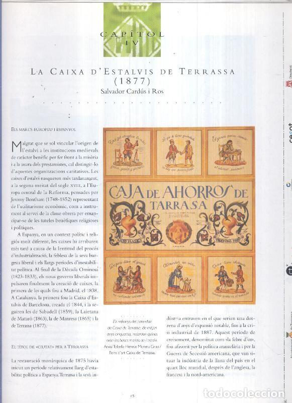 Postkarten: Terrassa capitol IV: La caixa d,estalvis de Terrassa (1877) - Salvador Cardus i Ros