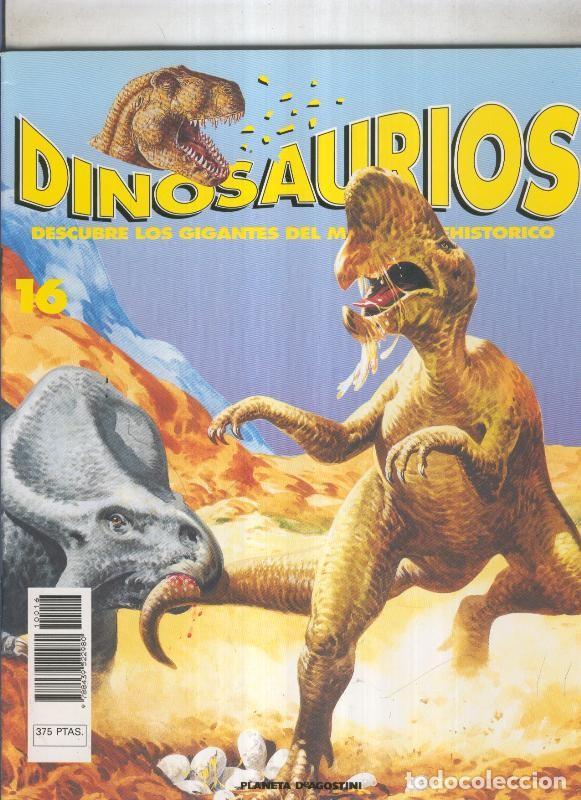 Postales: Dinosaurios fasciculo coleccionable numero 016 - varios