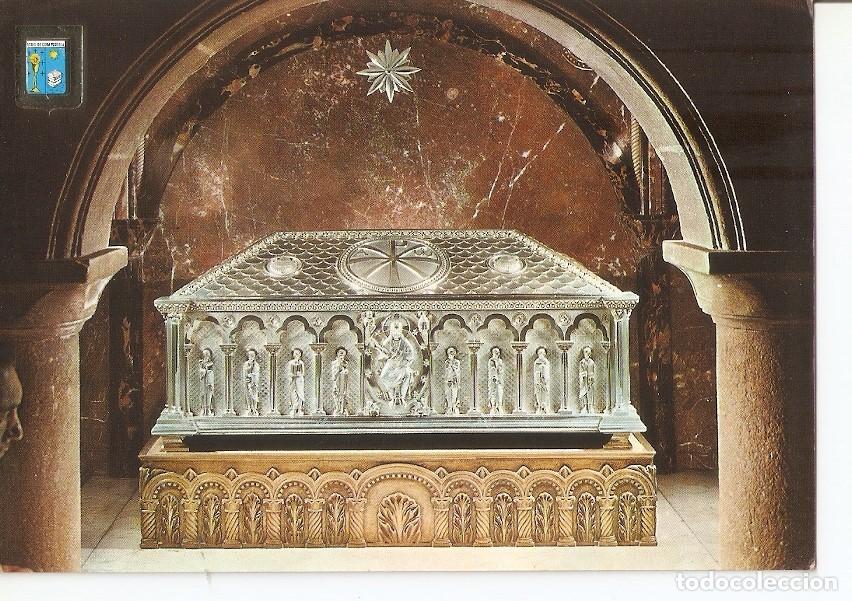 Postales: Postal 031863 : Santiago de Compostela (Catedral). Urna del Apostol Santiago (cenizas) - Varios