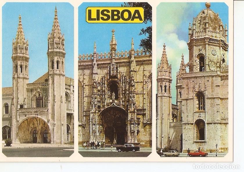 Cartoline: Postal 032316 : Lisboa (Portugal). Pormenores do Mosteiro e igreja dos Jeronimos - Varios