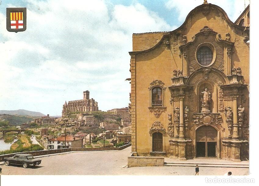 Postais: Postal 032374 : Manresa. Santa Cova fa&ccedil;ana de lEsglesia (segle XVIII) al fons la Seu (segle XIV) - V