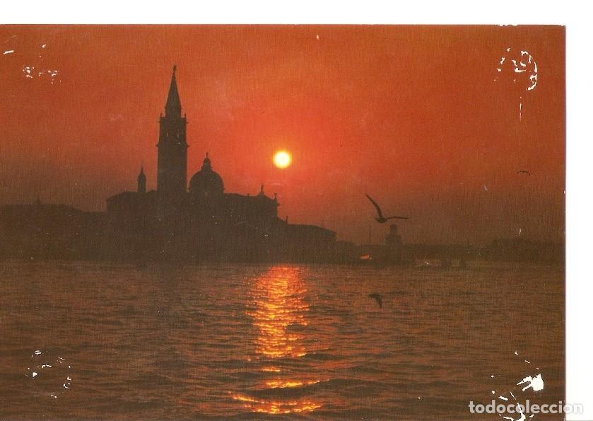 Postcards: Postal 032004 : Venezia Isola di S. Giorgio al tramonto - Varios