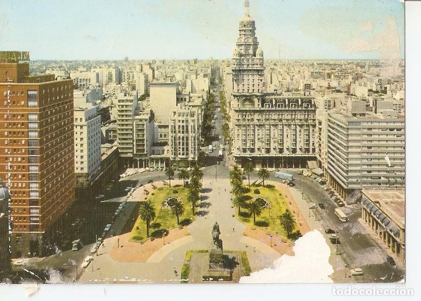 Postkarten: Postal 032023 : Montevideo (Uruguay) Plaza independencia - Varios