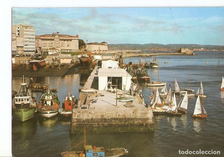 Postkarten: Postal 032133 : La Coru&ntilde;a. El Parrote al fondo Castillo de San Anton - Varios