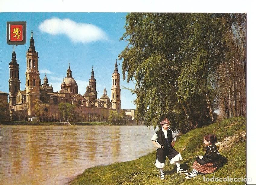 Postais: Postal 032065 : Zaragoza Basilica del Pilar. Rio Ebro - Varios