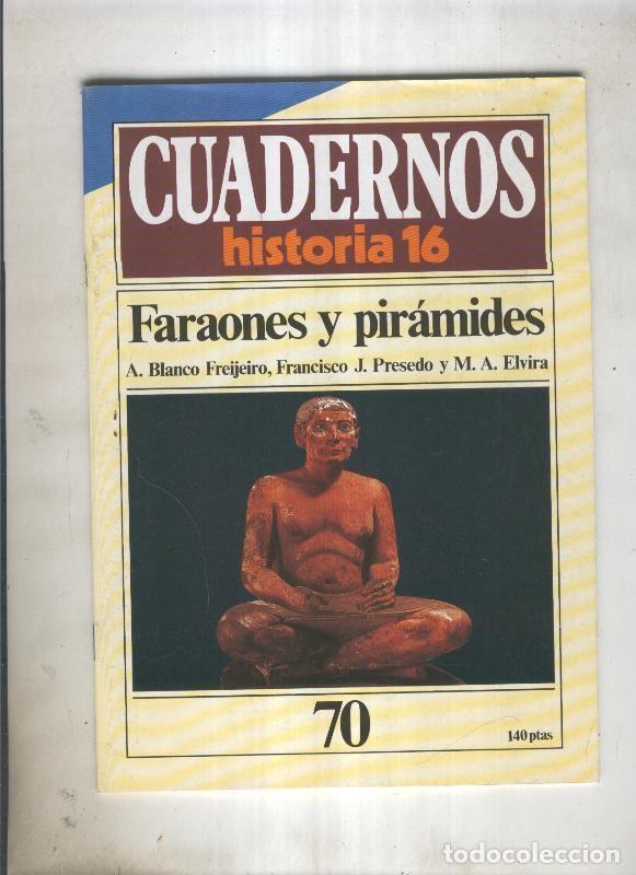 Postkarten: Cuadernos Historia 16 numero 070:Faraones y piramides - A. Blanco freijeiro, Francisco J.Presedo y M