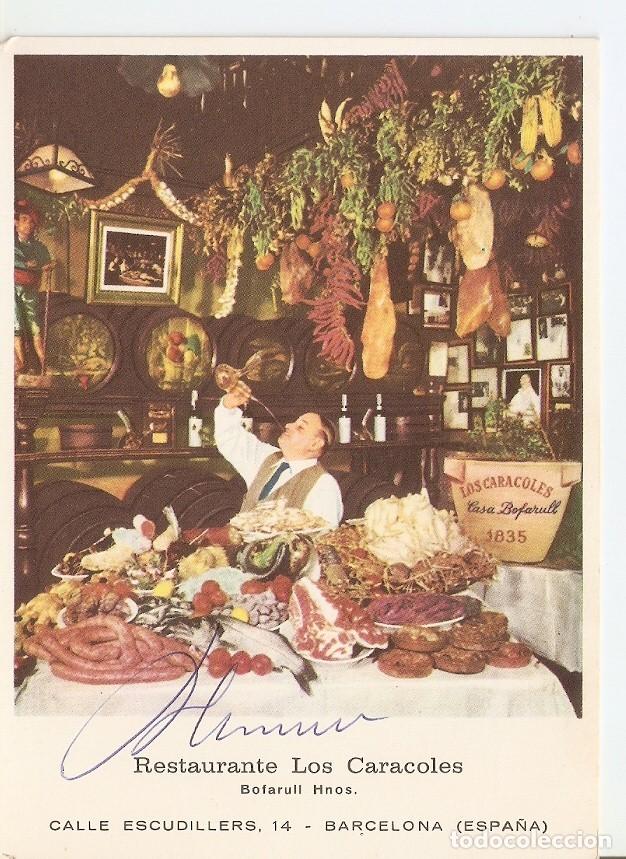 Postkarten: Postal 032436 : Los Caracoles Restaurante tipico Barcelona - Varios