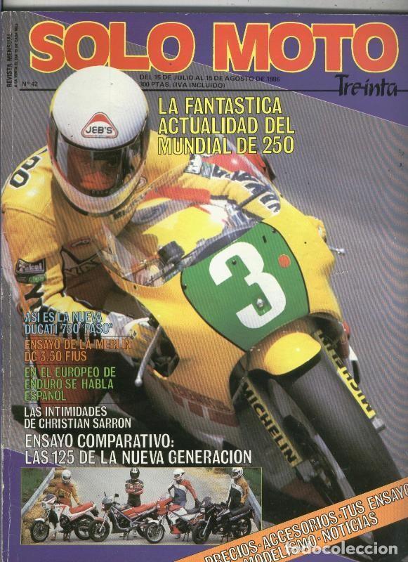 Postales: Solo Moto numero 042 - Varios - Foto 1