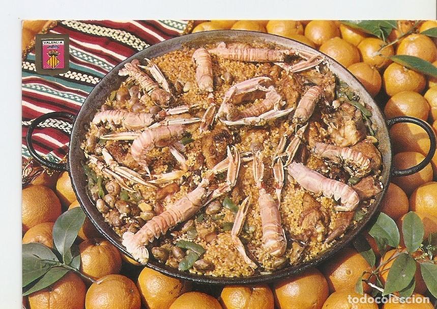 Cartes Postales: Postal 032821 : Valencia. Paella y naranjas - Varios