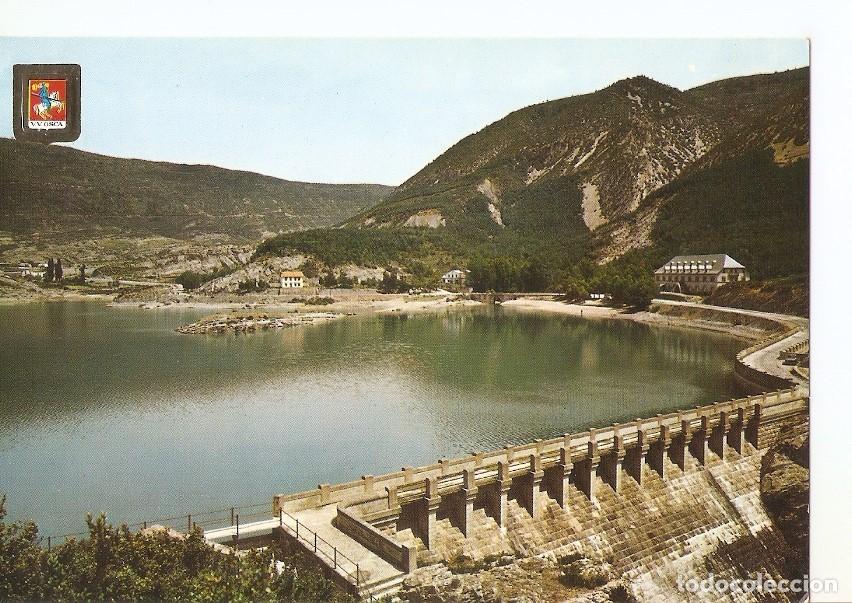 Postales: Postal 032629 : Arguis (Huesca). Pantano de Arguis y residencia E. y D. - Varios
