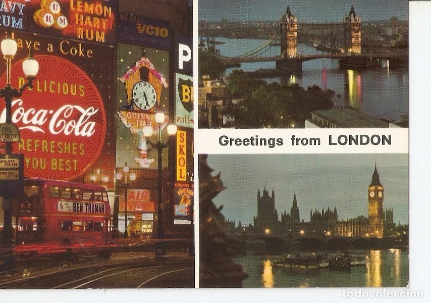 Postales: Postal 032718 : Greetings from London - Varios