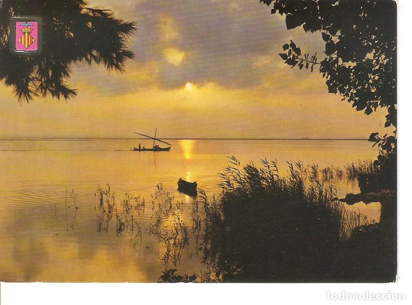 Postkarten: Postal 032887 : Valencia. Atardecer en la Albufera - Varios