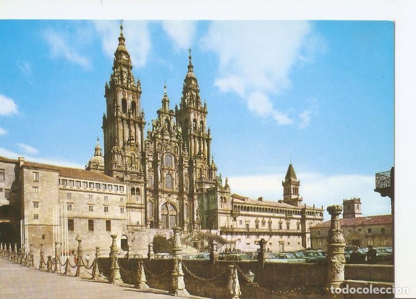 Postales: Postal 032837 : Santiago de Compostela. Catedral Fachada del Obradoiro (Siglo XVIII) - Varios