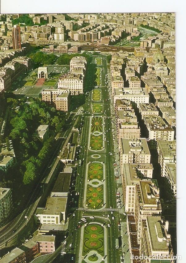 Cartoline: Postal 033469 : Genova. Veduta aerea del Viale Brigate Partigiane - Varios