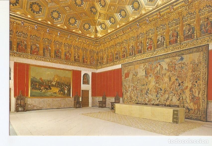 Postales: Postal 033767 : Segovia. Alcazar. Sala de Reyes - Varios