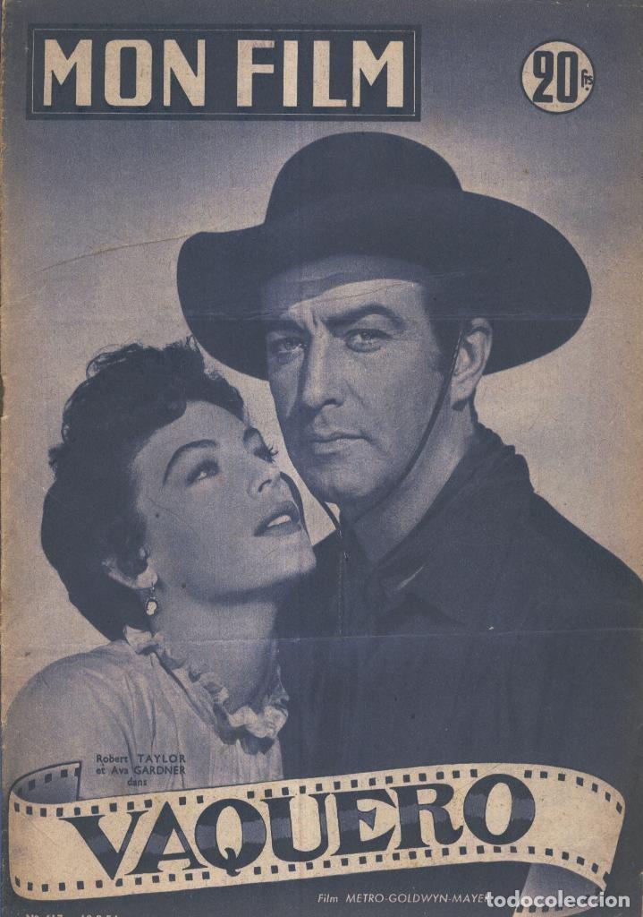 Postcards: MON FILM Magazine, No.417: VAQUERO (1954) - Mon Film