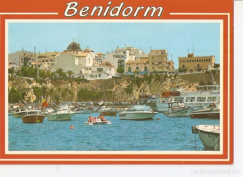Postkarten: Postal 034126 : Benidorm (Espa&ntilde;a). Puerto y playa del mal pas - Varios