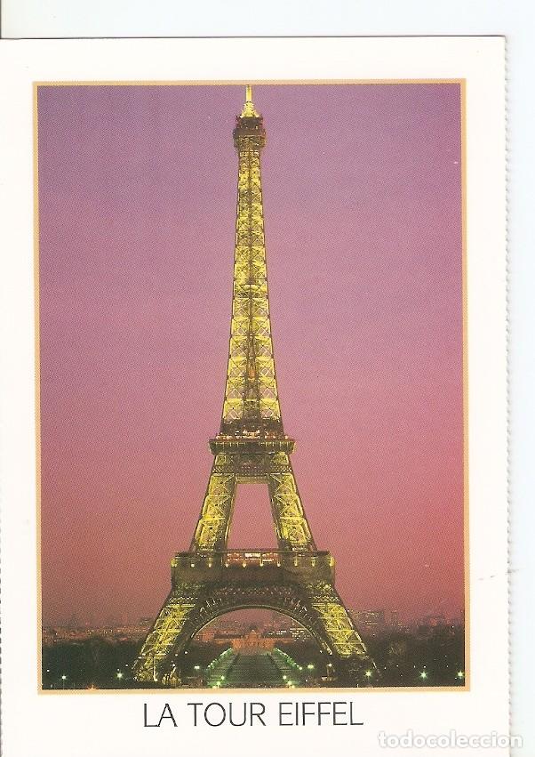 Postales: Postal 034099 : Paris. La Torre Eiffel iluminada - Varios - Foto 1