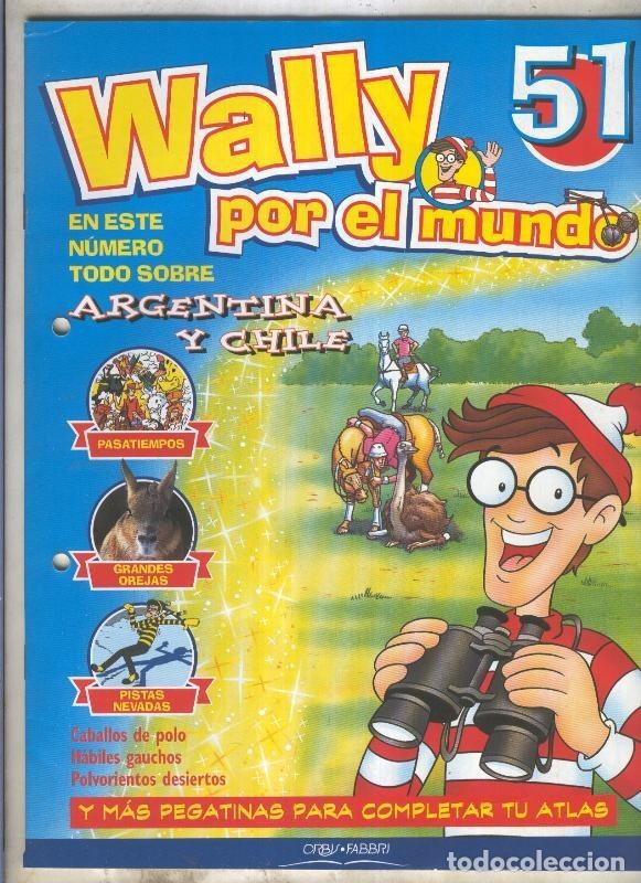 Postcards: Wally por el mundo numero 51: Argentina y Chile - Varios